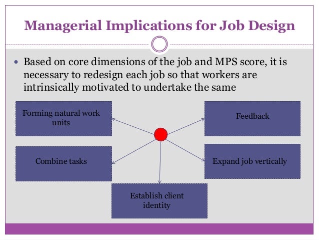 job design concept job design and evaluation